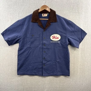 Engineered by Dre Reimagined Detroit Local Hím Arbeitshemd Large blau Twill Erwachsene - Bild 1 von 14