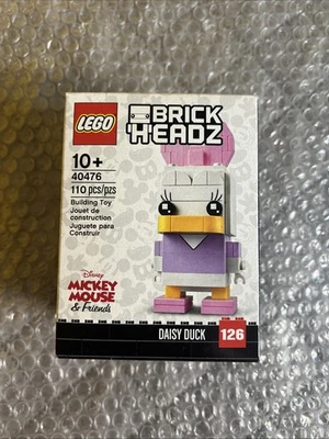 LEGO 40476 Disney Daisy Duck-BrickHeadz Retired NEW IN BOX - Image 1 of 4