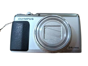 Olympus Stylus SH-60 Silver 16.0MP Compact Digital Camera 24x Zoom From Japan - Picture 1 of 9
