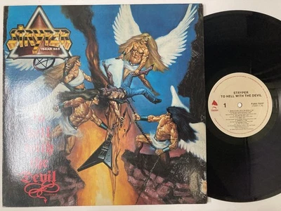 STRYPER - To Hell with the Devil  LP (1st US Pressing on ENIGMA, Original Art) - Image 1 of 2