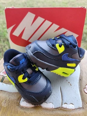 Nike Air Max 90 «Hyper Royal» мальчиков совершенно новый ребенка ясельного возраста 2C - Изображение 1 из 4