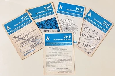 VHF Communications Magazine Lot 5 Issues (1973–1975) Vol 7 Amateur Radio HAM Set - Image 1 of 4