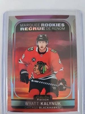 21 22 Wyatt Kalynuk OPC Platinum ROOKIE #223 *SUNSET* - Image 1 of 2