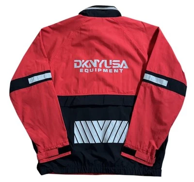 Vintage DKNY Tech Equipment Red / Black / 3M Jacket (Size M) - Image 1 of 3