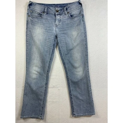 Silver Jeans Womens 30 Blue Suki Capri Mid Rise 5 Pocket Retro Chic Y2K 90s 00s - Image 1 of 4