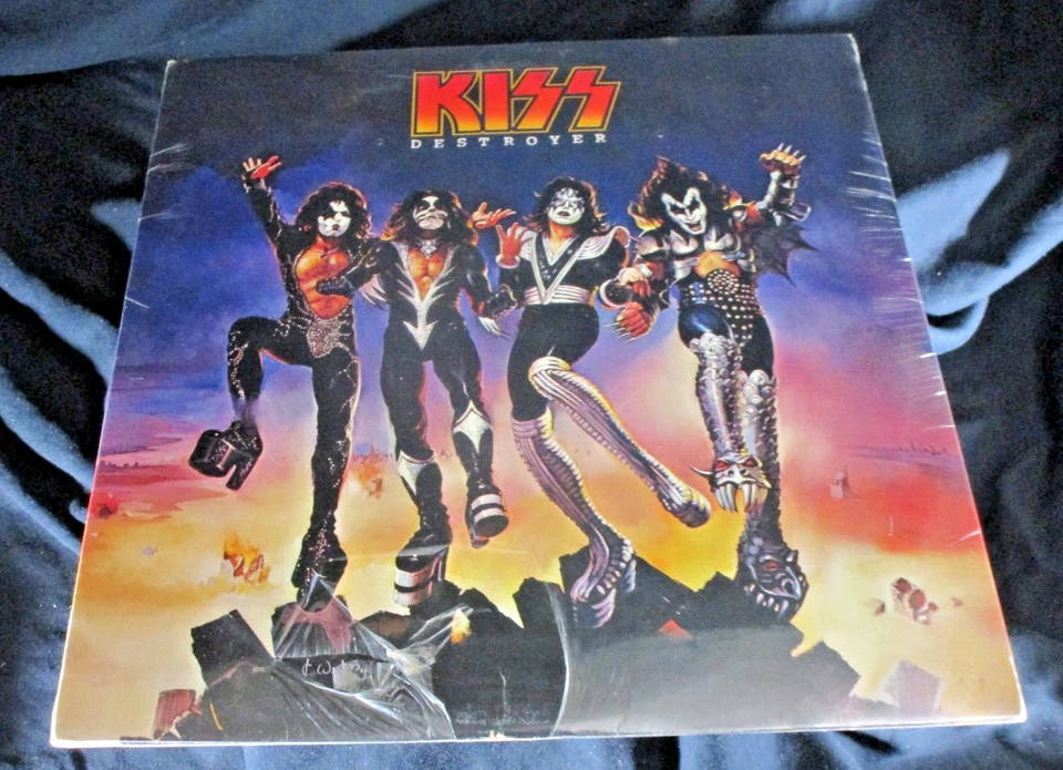 Kiss ‎Destroyer Sealed Vinyl Record LP USA 1976 Blue Label CRC Club Edition Foto 1 de 4