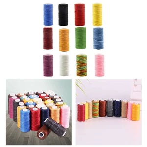Professional Grade Waxed Thread for Leather Crafts Hand Stitching Line - Picture 1 of 36
