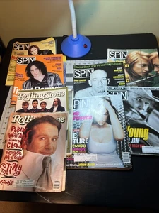 Lot of 8 SPIN Magazines 90’s Lot Vintage Music, Pop Culture & Rock History - Picture 1 of 4