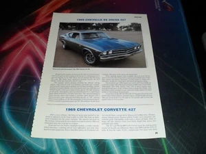Original 1969 Chevrolet Chevelle SS396/SS 427 & Corvette 427 Aufschrift - Bild 1 von 2