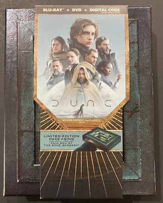 Dune 2021 Exclusive Pain Box Limited Edition - 4K UHD + Blu-ray + DVD-Like New! - Image 1 of 4