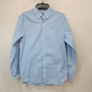Vineyard Vines Jungen Größe XL Neu mit Etikett Gingham Wal Button Down Langarmhemd - Bild 1 von 7