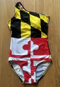 Maryland Flag Ladies Swimsuit  - Picture 1 of 3