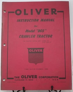 OLIVER MODELL BGS RAUPENSCHLEPPER BEDIENUNGSANLEITUNG ORIGINAL - Bild 1 von 2