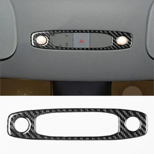 Carbon Fiber Dashboard Headlight Switch Cover Trim For Tesla Model 3/Y 2017-2022 - Picture 1 of 12