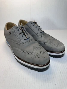 Footjoy FJ Sport Retro 21 Spikeless Golf Shoes Womens Size 8.5 M (92368) Wingtip - Picture 1 of 8