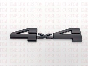 4X4 Matte Black EMBLEM BADGE Fit 2022+ TUNDRA 4X4 SR5 Limited - Picture 1 of 4