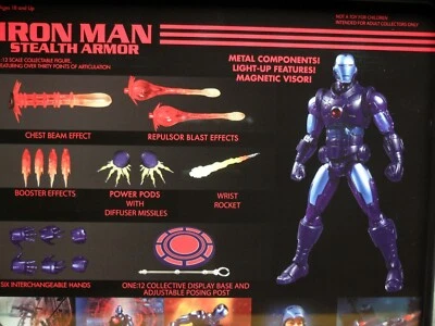 Mezco NUEVO * Armadura sigilosa Iron Man One:12 * PX Previews Colectivo exclusivo  Foto 1 de 4