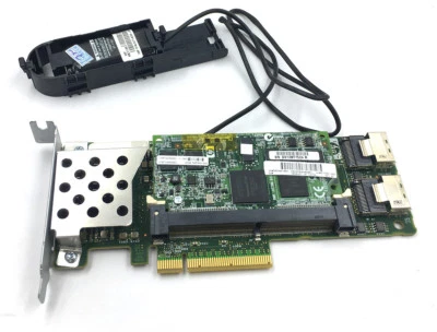 HP 572532-B21 Smart Array P410 512 MB FBWC Controller RAID + 571436-002 Akku - Bild 1 von 4