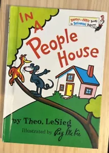 Vintage Dr. Seuss In A People House By Theo LeSieg 1972 Book Club Edition HC - Picture 1 of 6