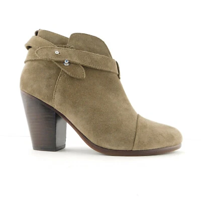 New RAG & BONE Size 8 Taupe HARROW Belted Ankle Booties Boots 38.5 Eur - Image 1 of 4