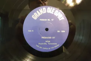 George Morgan/Marion Worth..., Grand Ole Opry, Program No. 47, 12" 33 RPM - Picture 1 of 3