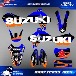 Graphics Kit For Suzuki DRZ400SM (All Years) DRZ 400 SM - Picture 1 of 4