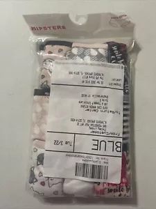 Maidenform Girls' Cotton Hipster "Happy Cats" Underwear, 9 Pack, Size 6, NIP - Picture 1 of 3