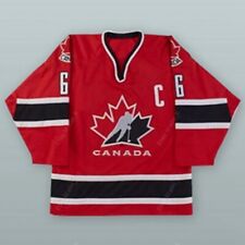 Custom Mario Lemieux 66 Canada National Team Hockey Jersey Sewn Any Name Number