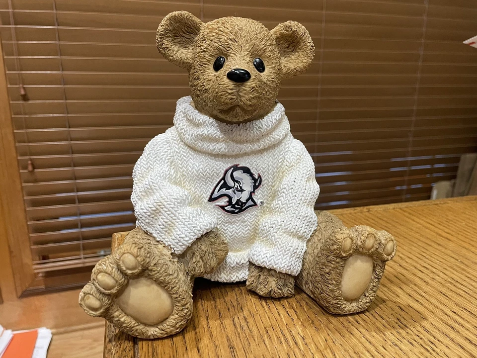 Vintage Buffalo Sabres Goat Head Bear Bank-Rare - Image 1 of 4