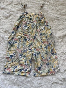 Nordstrom girls sz. 4 linen/rayon blend romper. Roomy, adorable - Picture 1 of 13