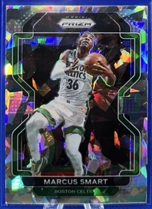 2021-22 Panini Prizm Basketball Marcus Smart Silver Cracked Ice Prizm Celtics - Picture 1 of 2