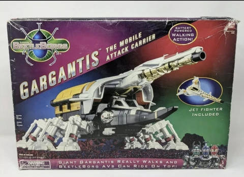 Bandai Beetleborgs Gargantis Mobile Attack Carrier Working (missing One Leg) Cover