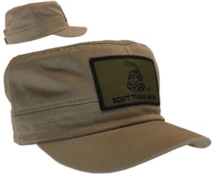 Gorra de fatiga Don't Tread On Me Hat 100 % algodón caqui Gadsden - Imagen 1 de 5