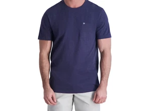 Chaps Men's size Seacoast Wash Crew Neck T-Shirt color BLUE DENIM NWT - Picture 1 of 7