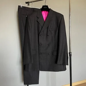Alexandre London Men’s Savile Row Checkered Wool Suit – Size EU54R / US/UK44R - Picture 1 of 17