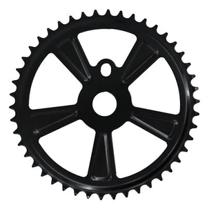 Ruedas de cadena negras Tracer Chaining 44T 46T 1/2"*1/8"* para cromo de una sola velocidad 1 pieza - Imagen 1 de 16