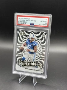 2023 PANINI ILLUSIONS ANTHONY RICHARDSON RC FUNKADELIC PSA 10 GEM MT 🔥 - Picture 1 of 2