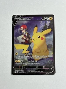 Pikachu V TG16/TG30 Swsh11: Lost Origin Trainer Gallery Holo - Picture 1 of 5