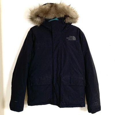 North Face McMurdo Parka Jacket DryVent 600 Down Fill Fur Hooded Men's Medium - Image 1 of 4