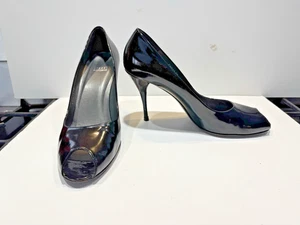 Stuart Weitzman Peep Toe Stiletto Pump Size 12B Crossdresser Rare - Picture 1 of 9