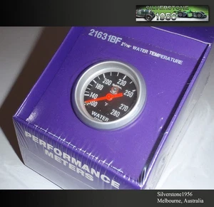 Splitfire 2 1/16" WATER TEMPERATURE 100>280 F Mechanical Black Dial - Picture 1 of 1