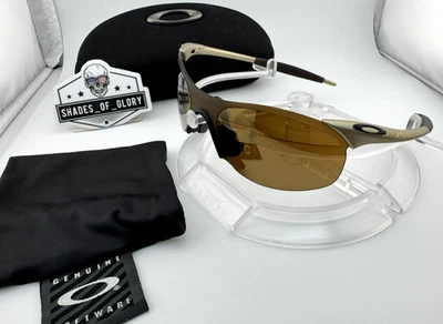 GAFAS DE SOL OAKLEY ZERO 0,4 CUADRADAS FMJ PLATINO ORO IRIDIO VINTAGE 05-259 RARAS Foto 1 de 4