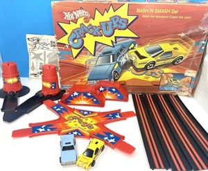 Vintage Hot Wheels Crack Ups Bash N Smash Crash Track Set 1983 Complete in Box - Picture 1 of 13