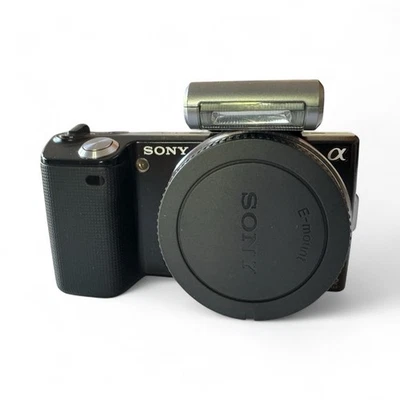 Sony NEX-5 Digital Mirrorless Camera Body With Flash -Tested And Working - Image 1 of 4