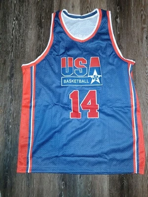 CAMISETA DE CHARLES BARKLEY 1992 DREAM TEAM COSIDA PERSONALIZADA EE. UU. TALLA PEQUEÑA Foto 1 de 4