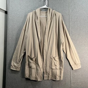 Koolaburra by UGG Marshmallow Jersey Hooded Cardigan Portobello SIze Large - Picture 1 of 12
