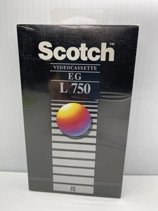 Scotch Videocassette Video Cassette EG L 750 Beta Max Blank Tape NEW & SEALED - Picture 1 of 6