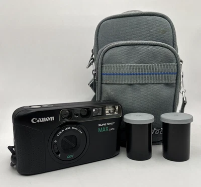 Canon Sure Shot Max Date - Point & Shoot Film Camera Bundle - Partially Tested - Image 1 of 4