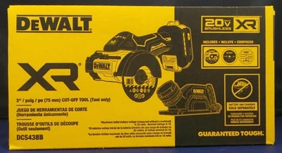 Dewalt DCS438B 20V MAX XR 3in Compact Cut-Off Tool - Bare Tool BRAND NEW - Image 1 of 4
