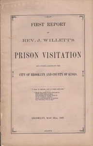Rev J Willett / First Report of Rev J Willett's Prison Visitation and Other 1st - Picture 1 of 1